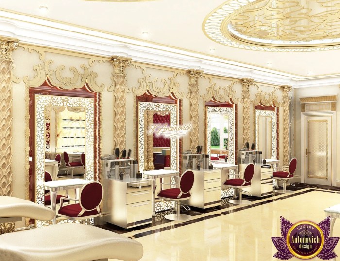 Luxurious Beauty Salon Interior